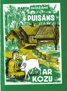 Andžāne Marija Puisāns ar kozu